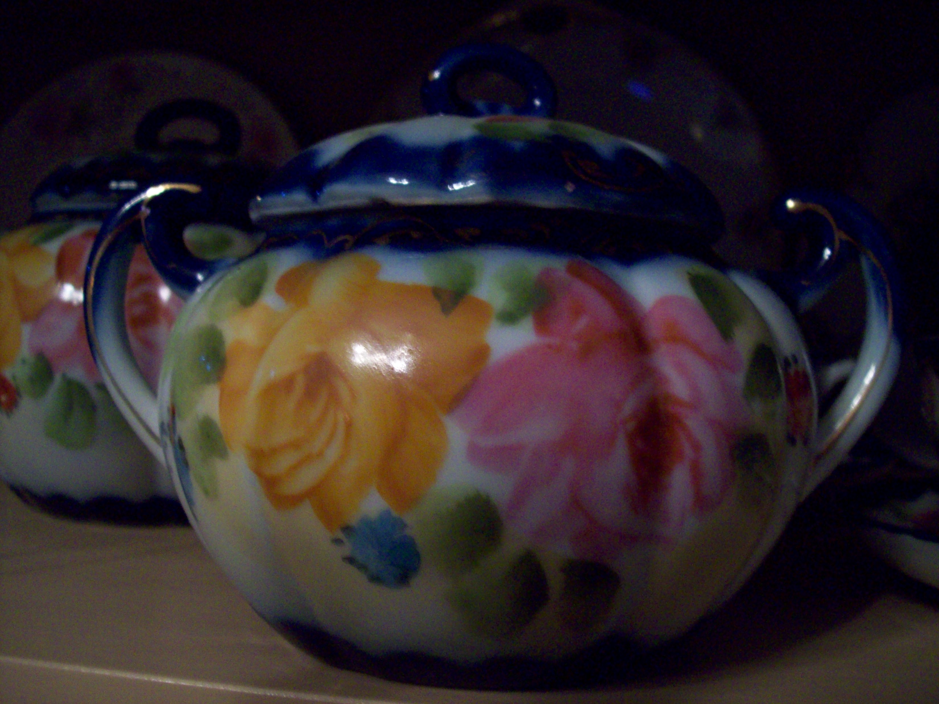 hand painted Nippon china tea set InstAppraisal